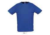 TEE SHIRT RESPIRANT SPORT HOMME BLEU ROY
