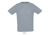 TEE SHIRT RESPIRANT SPORT HOMME GRIS