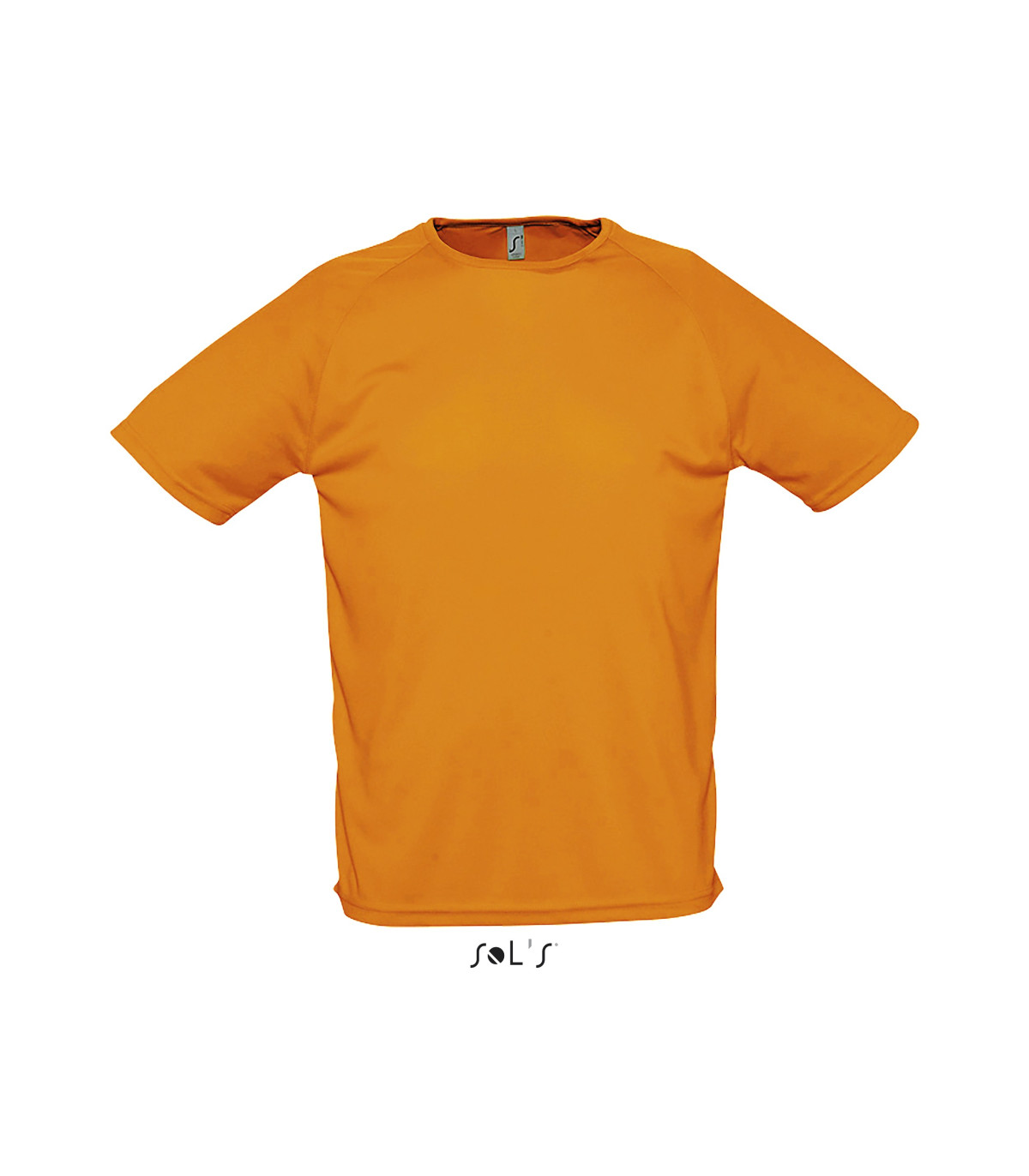 TEE SHIRT RESPIRANT SPORT HOMME ORANGE FLUO