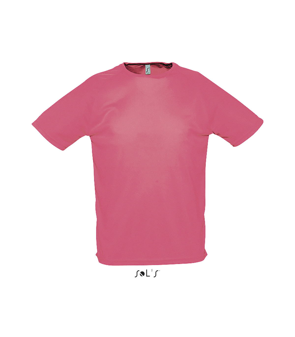 TEE SHIRT RESPIRANT SPORT HOMME CORAIL FLUO