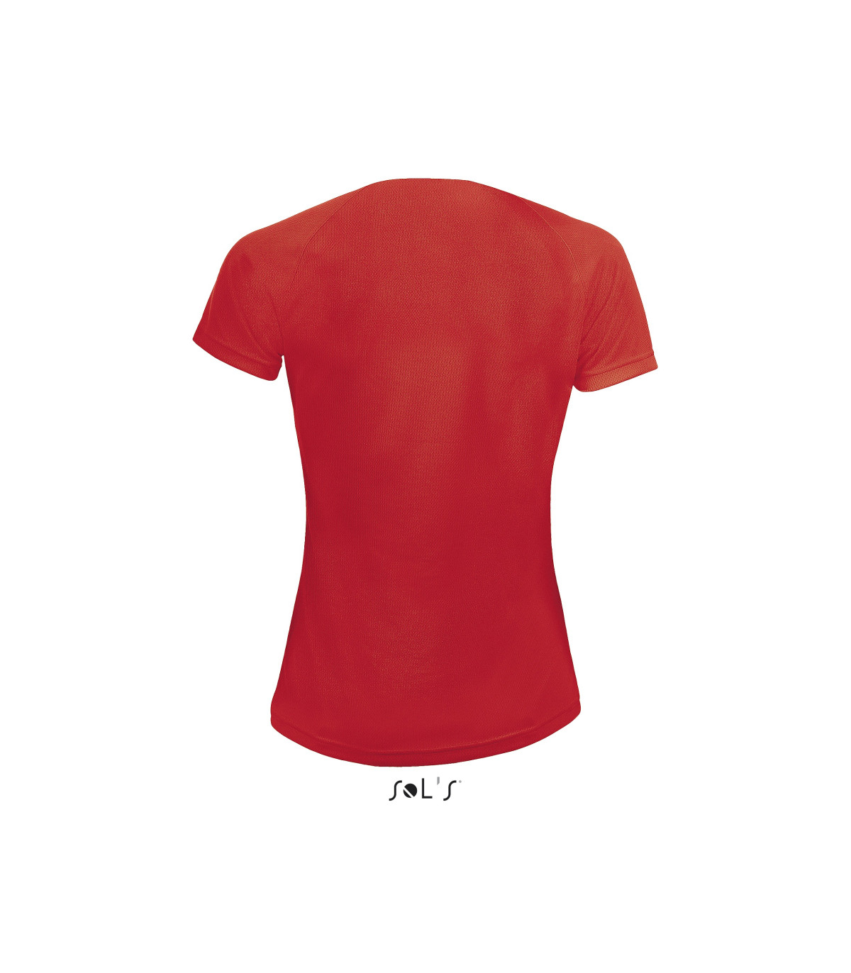 TEE SHIRT RESPIRANT SPORT FEMME ROUGE