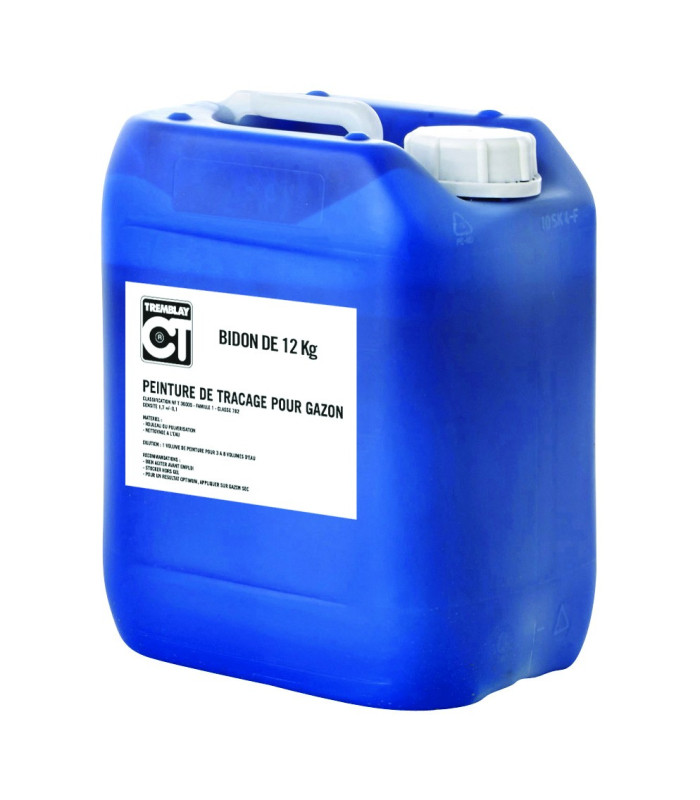 PEINTURE POUR TRACEUSE - BLEU -12 KG