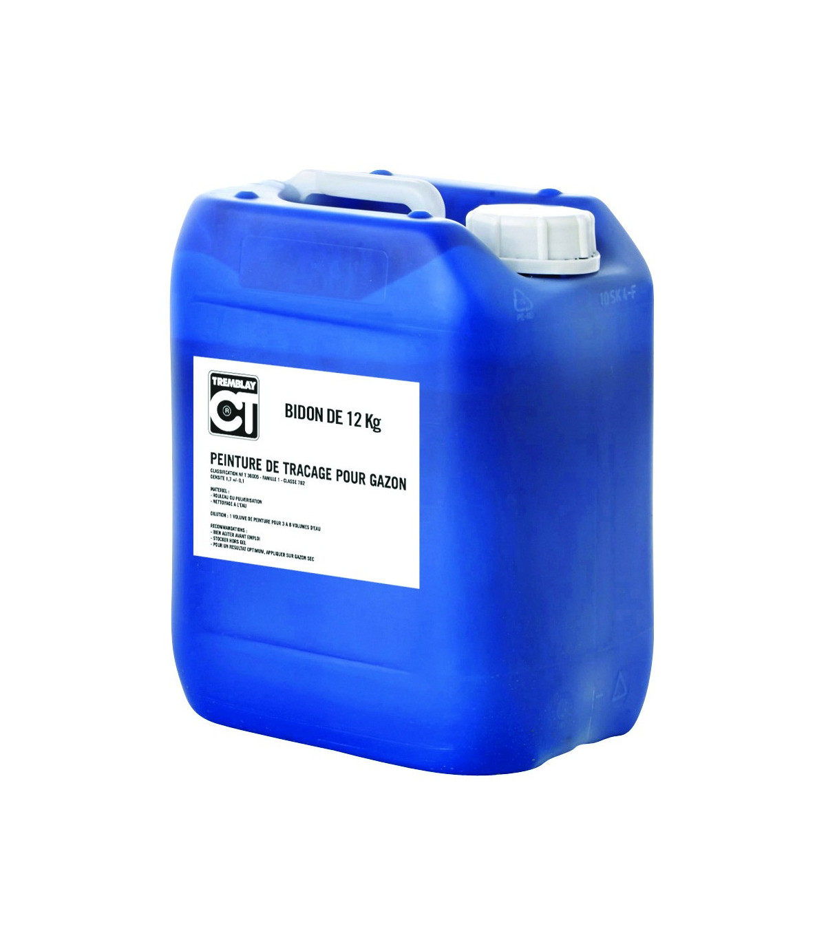 PEINTURE POUR TRACEUSE - BLEU -12 KG