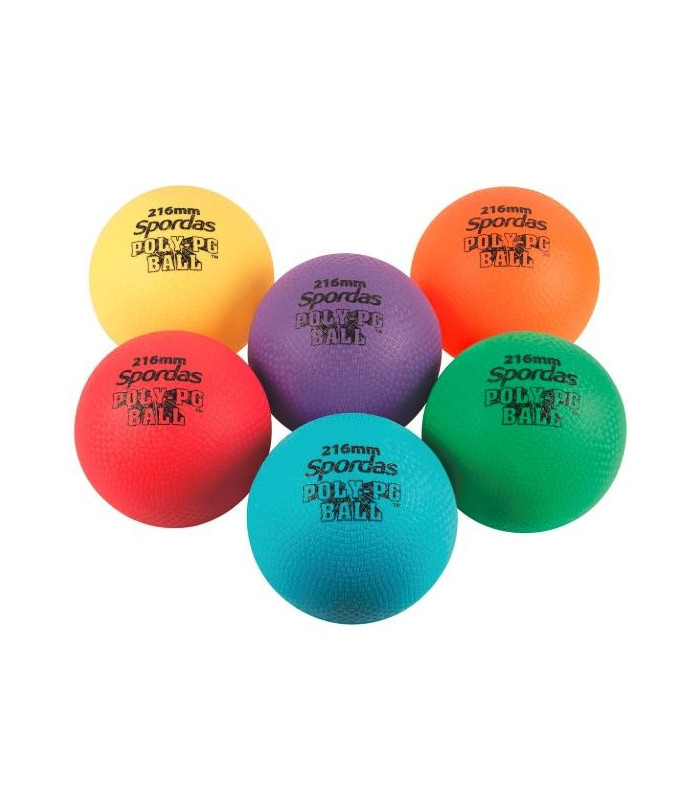LOT DE 6 POLY-BALLONS SPORDAS
