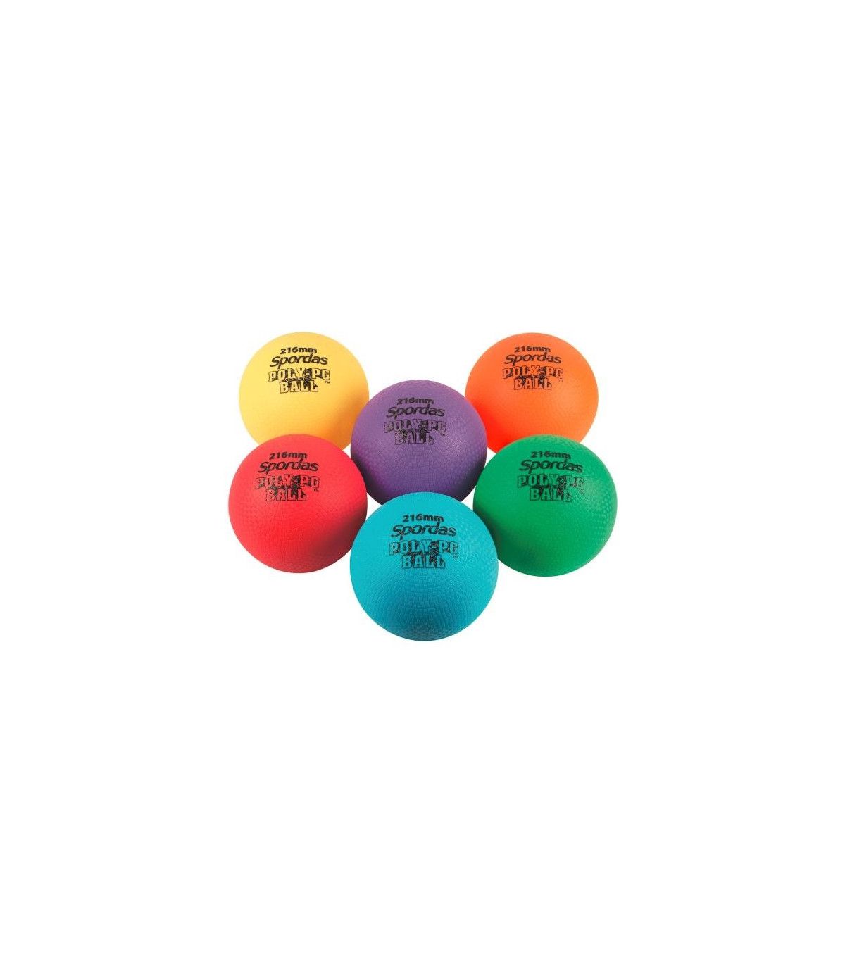 LOT DE 6 POLY-BALLONS SPORDAS
