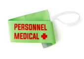 BRASSARD PERSONNEL MÉDICAL