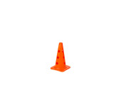 CONE DE SPORT 12 TROUS 23 CM ORANGE