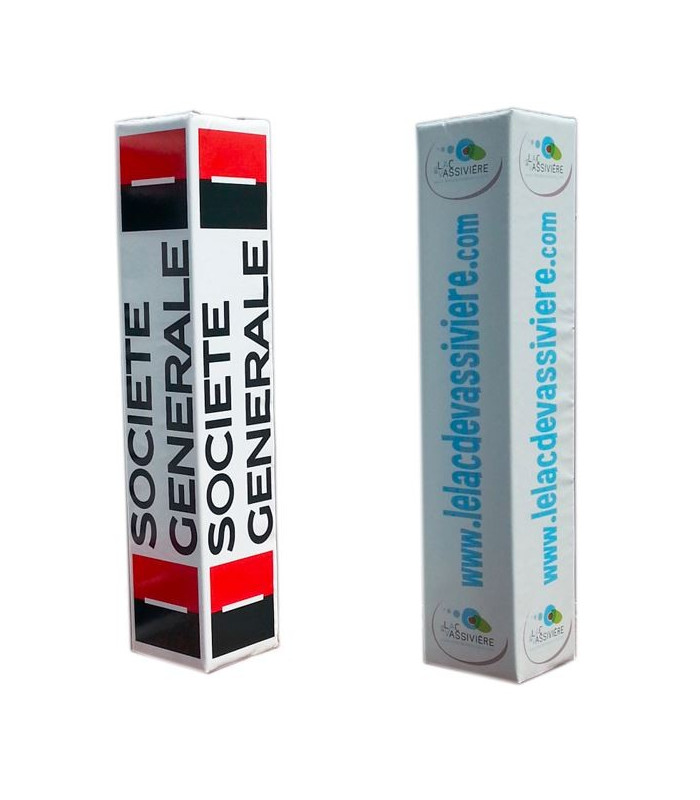 LOT DE 4 PROTECTIONS POTEAUX RUGBY PERSONNALISÉES
