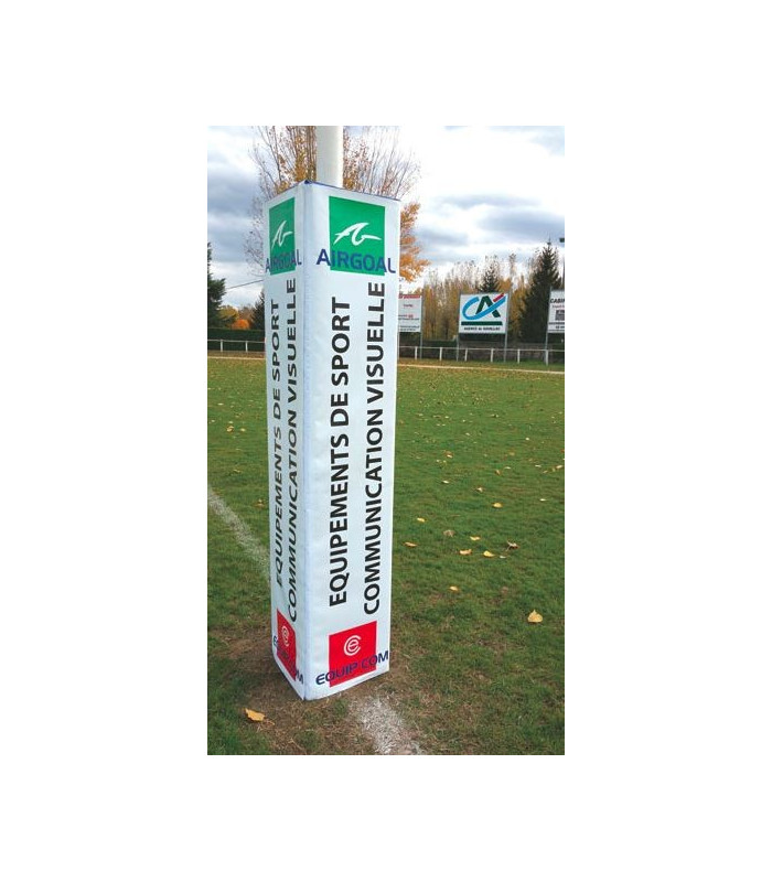 LOT DE 4 HOUSSES PROTECTIONS POTEAUX RUGBY PERSONNALISÉES