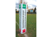 LOT DE 4 HOUSSES PROTECTIONS POTEAUX RUGBY PERSONNALISÉES