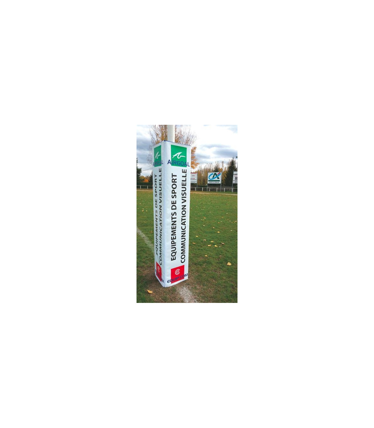 LOT DE 4 HOUSSES PROTECTIONS POTEAUX RUGBY PERSONNALISÉES