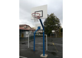 PANIER DE BASKET EXTÉRIEUR POTEAU CARRE DÉPORT 1,2 M
