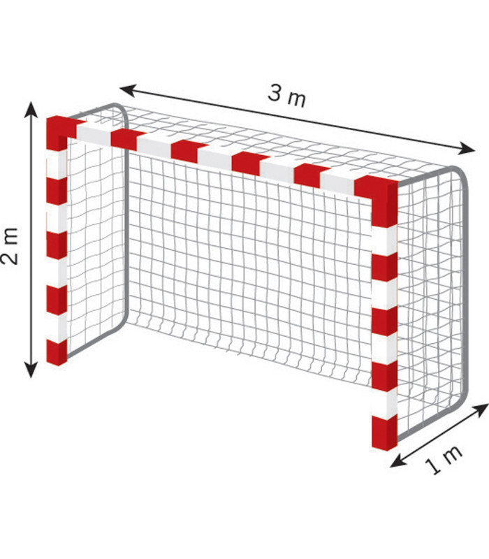 DIMENSIONS PAIRE DE FILETS HANDBALL