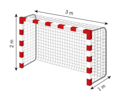 DIMENSIONS PAIRE DE FILETS HANDBALL