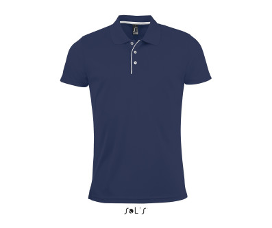POLO  SPORT RESPIRANT HOMME BLEU MARINE
