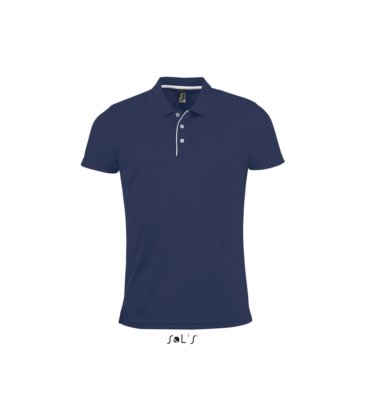 POLO  SPORT RESPIRANT HOMME BLEU MARINE