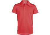 POLO SPORT RESPIRANT ENFANT ROUGE