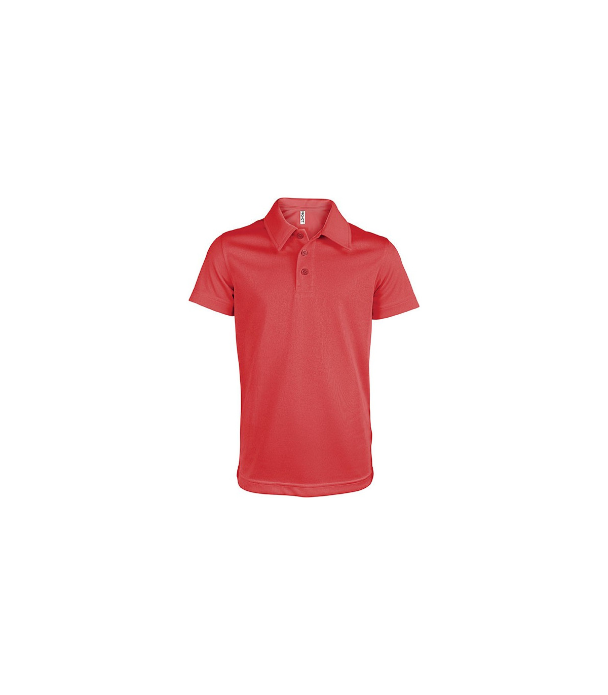 POLO SPORT RESPIRANT ENFANT ROUGE