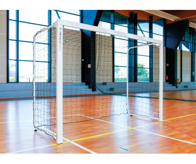 PAIRE DE BUTS HANDBALL SCOLAIRES ACIER 3 x 2 m 