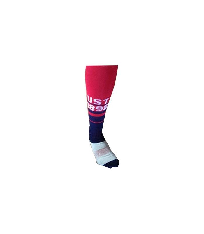 CHAUSSETTE FOOT RUGBY AVEC MARQUAGE PERSONNALISÉ DEVANT