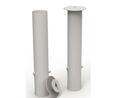 LOT DE 4 FOURREAUX POUR POTEAUX FOOTBALL 80 MM
