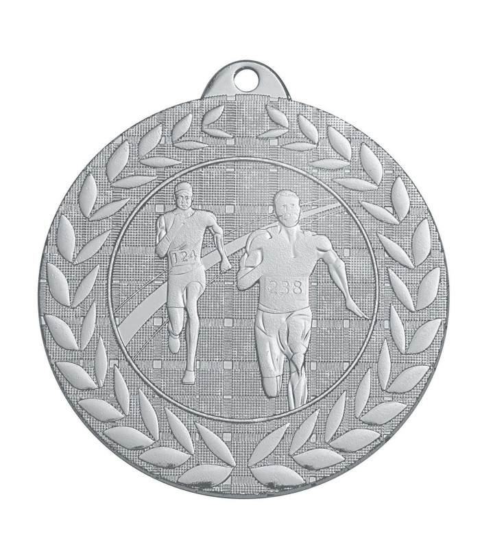LOT DE 60 MÉDAILLES CROSS ARGENT FRAPPÉES 50 MM