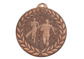 LOT DE 60 MÉDAILLES CROSS BRONZE FRAPPÉES 50 MM