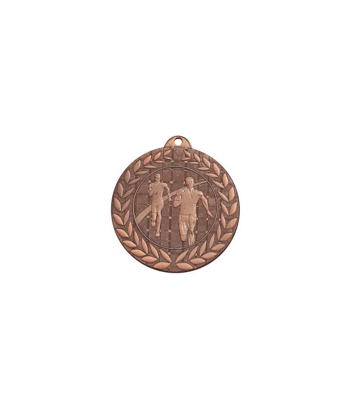 LOT DE 60 MÉDAILLES CROSS BRONZE FRAPPÉES 50 MM