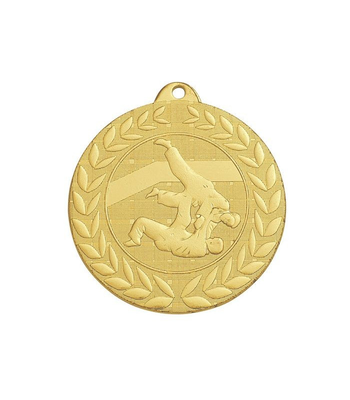LOT DE 60 MÉDAILLES JUDO OR FRAPPÉES 50 MM