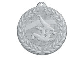LOT DE 60 MÉDAILLES JUDO ARGENT FRAPPÉES 50 MM