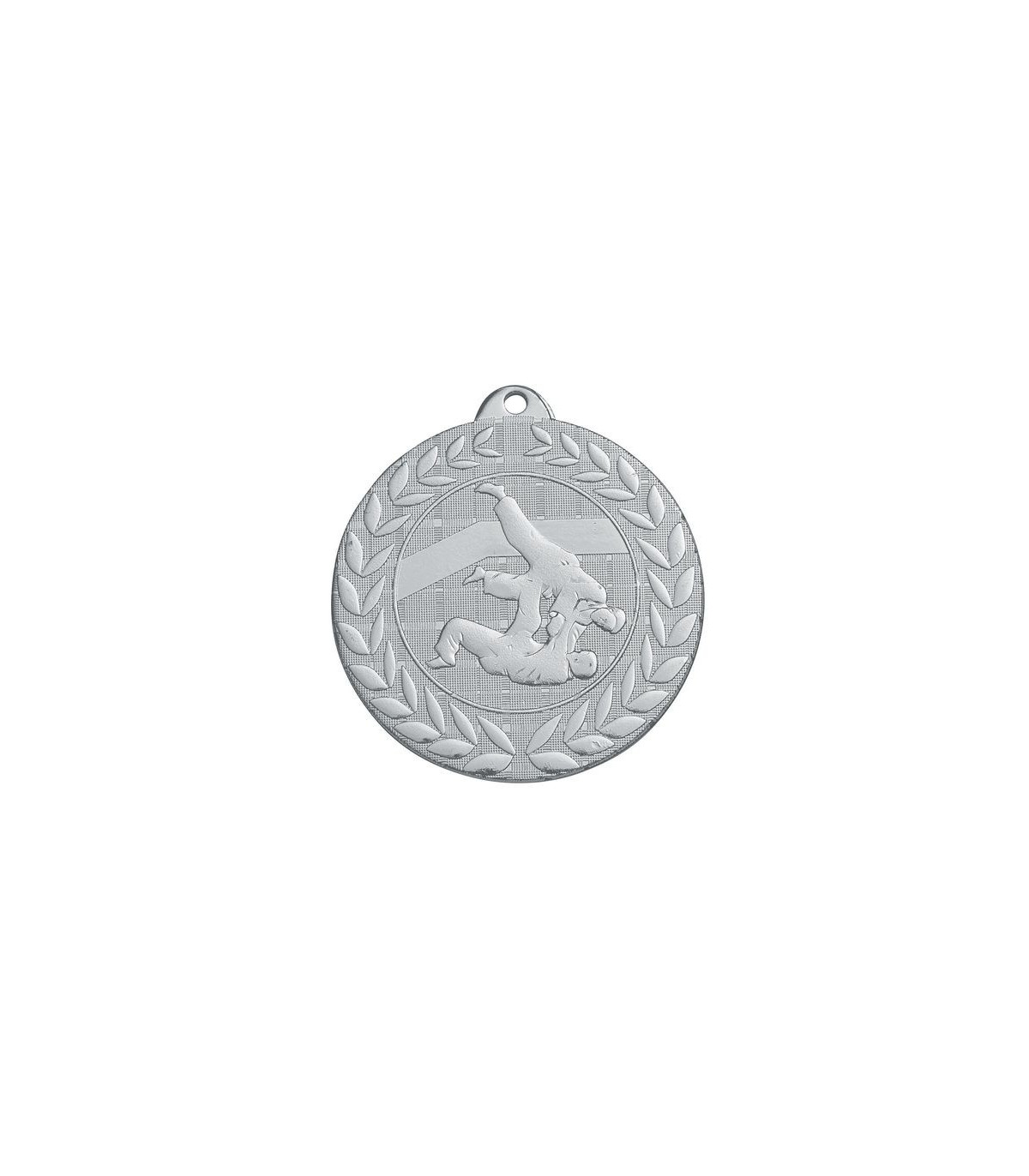 LOT DE 60 MÉDAILLES JUDO ARGENT FRAPPÉES 50 MM