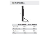 DIMENSIONS POTEAUX TENNIS MOBILES ACIER