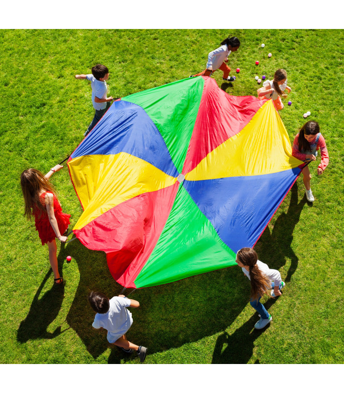 PARACHUTE COOPERATIF 7,3 M vue dessus