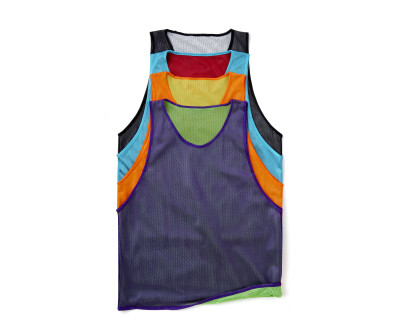 CHASUBLE DE SPORT AJOUREE REVERSIBLE