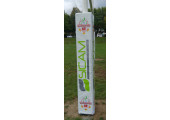 LOT DE 4 PROTECTIONS POTEAUX RUGBY PERSONNALISÉES EXEMPLE 1