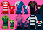 MAILLOT  RUGBY PERSONNALISÉ EXEMPLE 1
