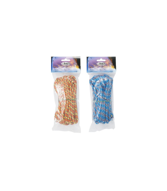 LOT DE 10 CORDELETTES ESCALADE 6MM