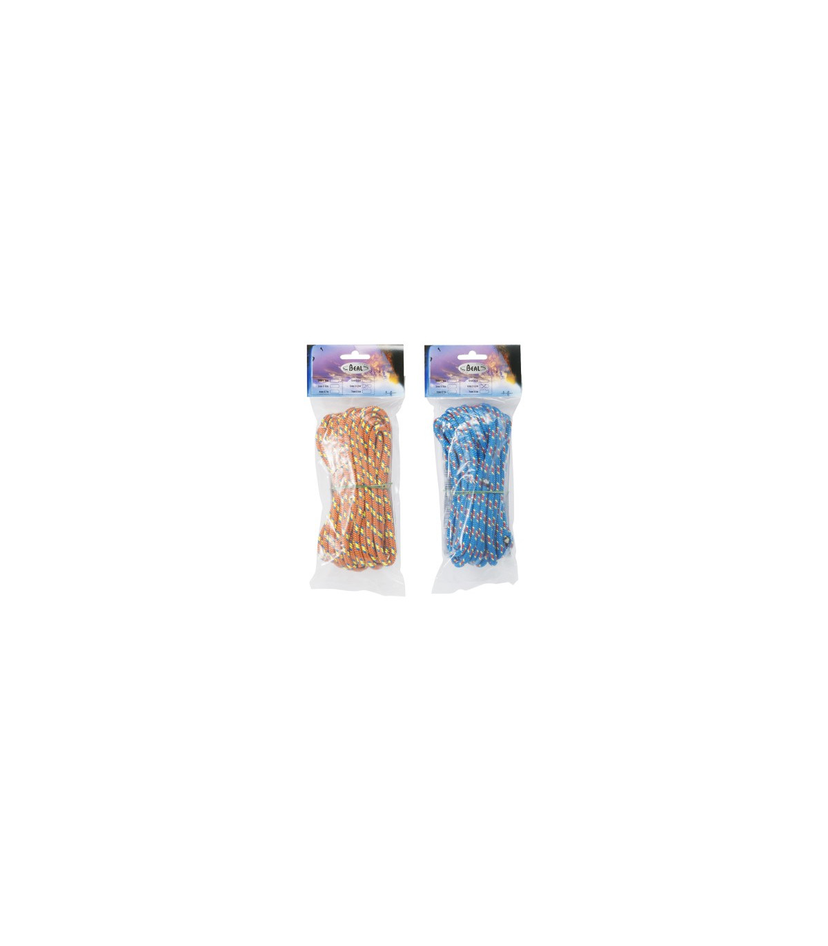 LOT DE 10 CORDELETTES ESCALADE 6MM