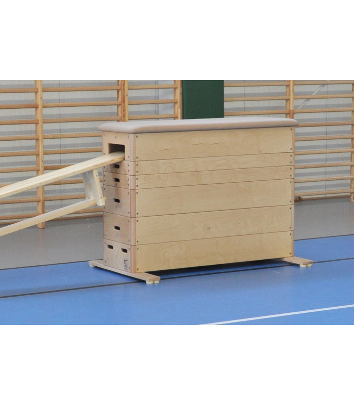 PLINTH BOIS VERTICAL AVEC BANC SUÉDOIS