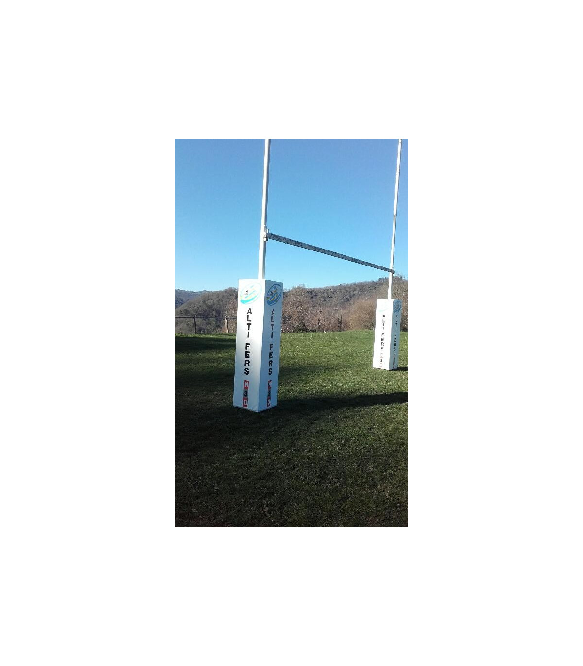 LOT DE 4 PROTECTIONS POTEAUX RUGBY SIDORBE XV
