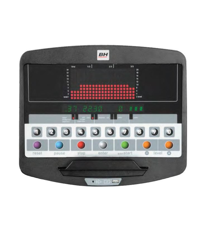 ECRAN VELO FITNESS PRO BH FITNESS LK 7200 LED
