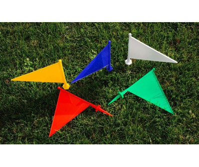 LOT DE 5 DRAPEAUX DE MARQUAGE
