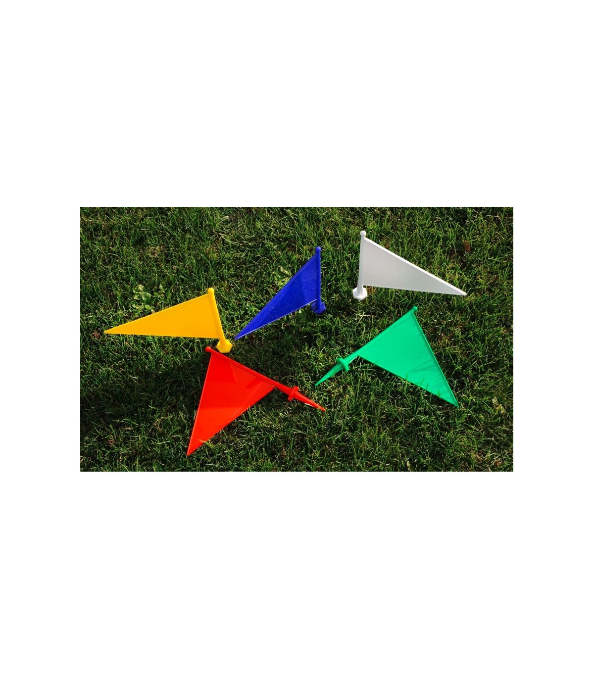 LOT DE 5 DRAPEAUX DE MARQUAGE