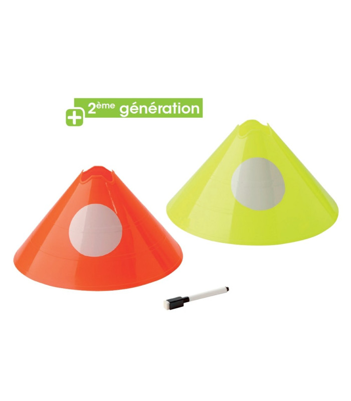 LOT DE 5 PLOTS DE SPORT POUR MARQUAGE 15 CM