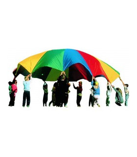 parachute ludique, parachute coopératif