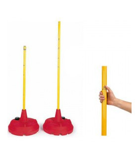 Paire de poteaux de badminton loisir & scolaires