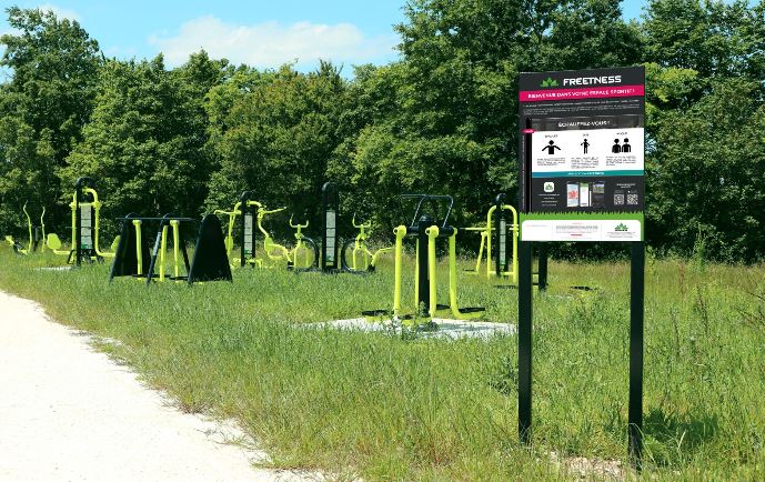aire de sport freetness en exterieur